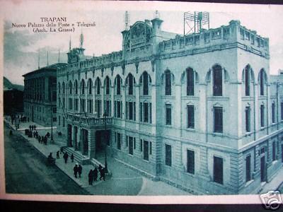 Vecchia Trapani 084 - Trapani - Cartolina - Palazzo delle Poste e Telegrafi.jpg - Created by ImageGear, AccuSoft Corp.